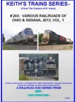 Image of Keith's Trains Series™ RR DVD #203 (1-West Productions™)