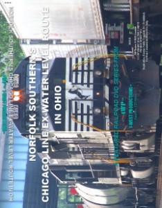 Image of Norfolk Southern's Chicago Line/Ex-Water Level Route In Ohio™ Railroad DVD- 1-West Productions™ DVD cover