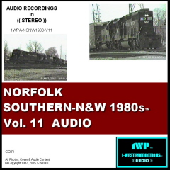 Image of Norfolk Southern- N&W1980s Vol 11 audio CD cover