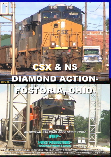 Photo of CSX & NS Diamond Action- Fostoria, Ohio™ DVD from 1-West Productions™