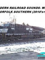 Photo of Front Cover of Audio CD Modern Railroad Sounds with Norfolk Southern (2010s+) ™ from 1-West Productions ™ AUDIO CD