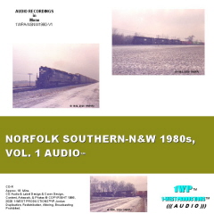 Photo of NORFOLK SOUTHERN-N&W 1980s, VOL. 1 AUDIO ™, from 1-West Productions ™ Front Cover