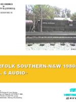 Photo of Front Cover of CD Audio NORFOLK SOUTHERN-N&W 1980s AUDIO ™, VOL. 6 (from 1-West Productions ™), © 2020 1-West Productions ™/PJ