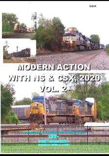 Photo of Video Front Cover of Modern Action with NS & CSX, 2020, VOL. 2 ™, from & © Copyright 2020 1-West Productions™.